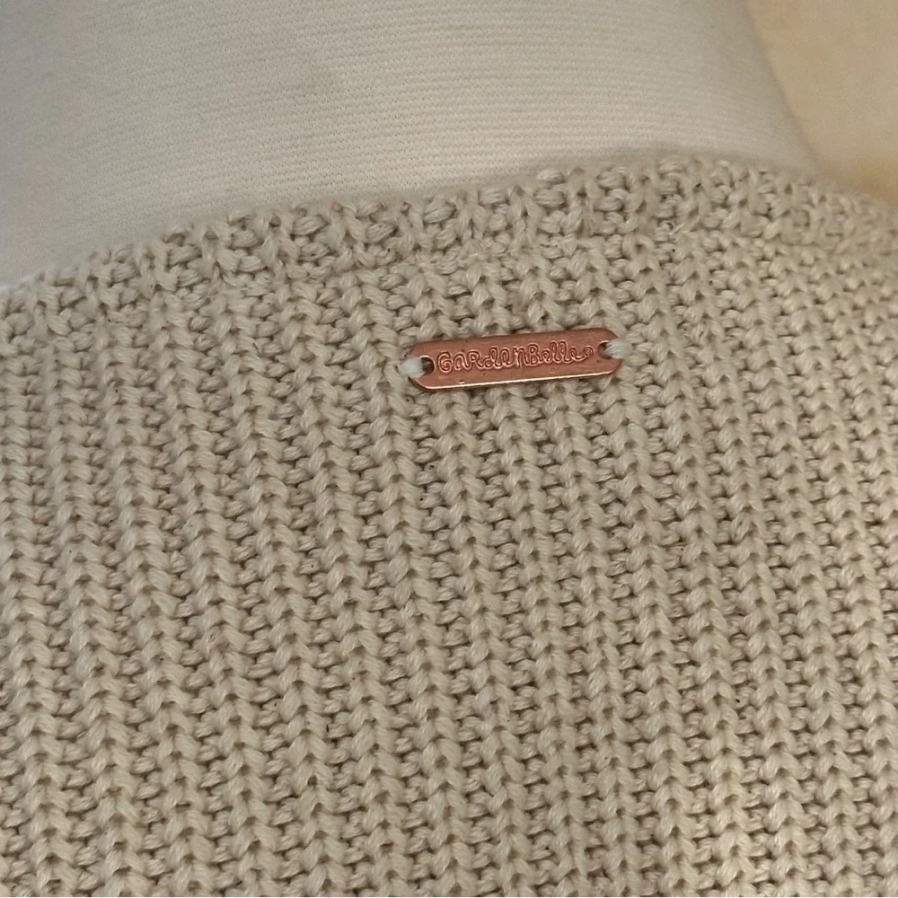 Like New Gardenbelle 100% Organic unbleached cotton oversized Cardigan USA made - Picture 9 of 16